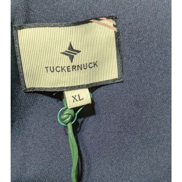 Tuckernuck Navy Mason Top Sleeveless Bow Tie Back Flowy Lightweight Blouse, XL - Picture 9 of 10